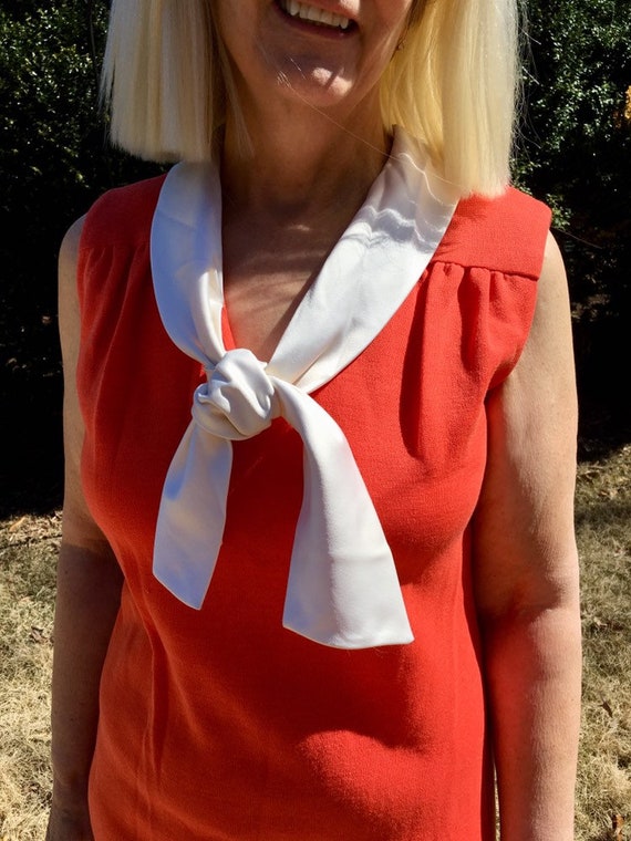 Sz 6/8/M Orangsicle 60s Maxi Hostess Gown by Nat K