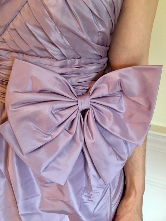 Sz 00/0 Lilac Grecian Style Vintage 1960s Evening… - image 4