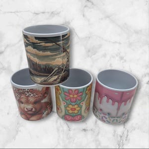 Custom 11oz Mug, Personalized Coffee Cup with image, Gift for Him, Her, Friends, Co-workers, Birthday, Christmas, Mug wrapped in Print