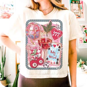 Western Wild Card Shirt, Retro Coquette Western Design, Western Collage Shirt, Country Cowgirl, Trendy Shirt