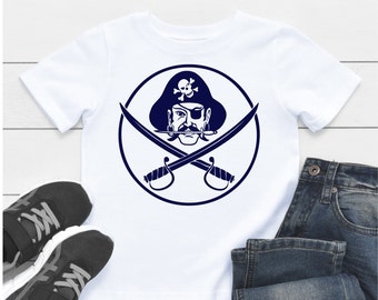 Pirate School Spirit Tee, Pirate  Shirt, Pirate School Spirit Shirt