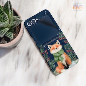 Citrus Orange Phone Case for Samsung Galaxy Z Flip 7, 6/7 FE, 5, 4