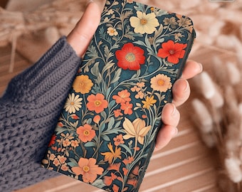 Etui z klapką Wild Flower do Galaxy A56 A25 A35 A16 iPhone'a 16 Pro 15 14 13 12 XR 8 SE Pixel 9 8a Samsunga S25 S24 FE S23 S22 S21 hh009_w