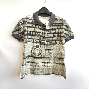 john galliano グラフィックロンT made in ITALY john galliano グラフィックロンT made in ITALY
