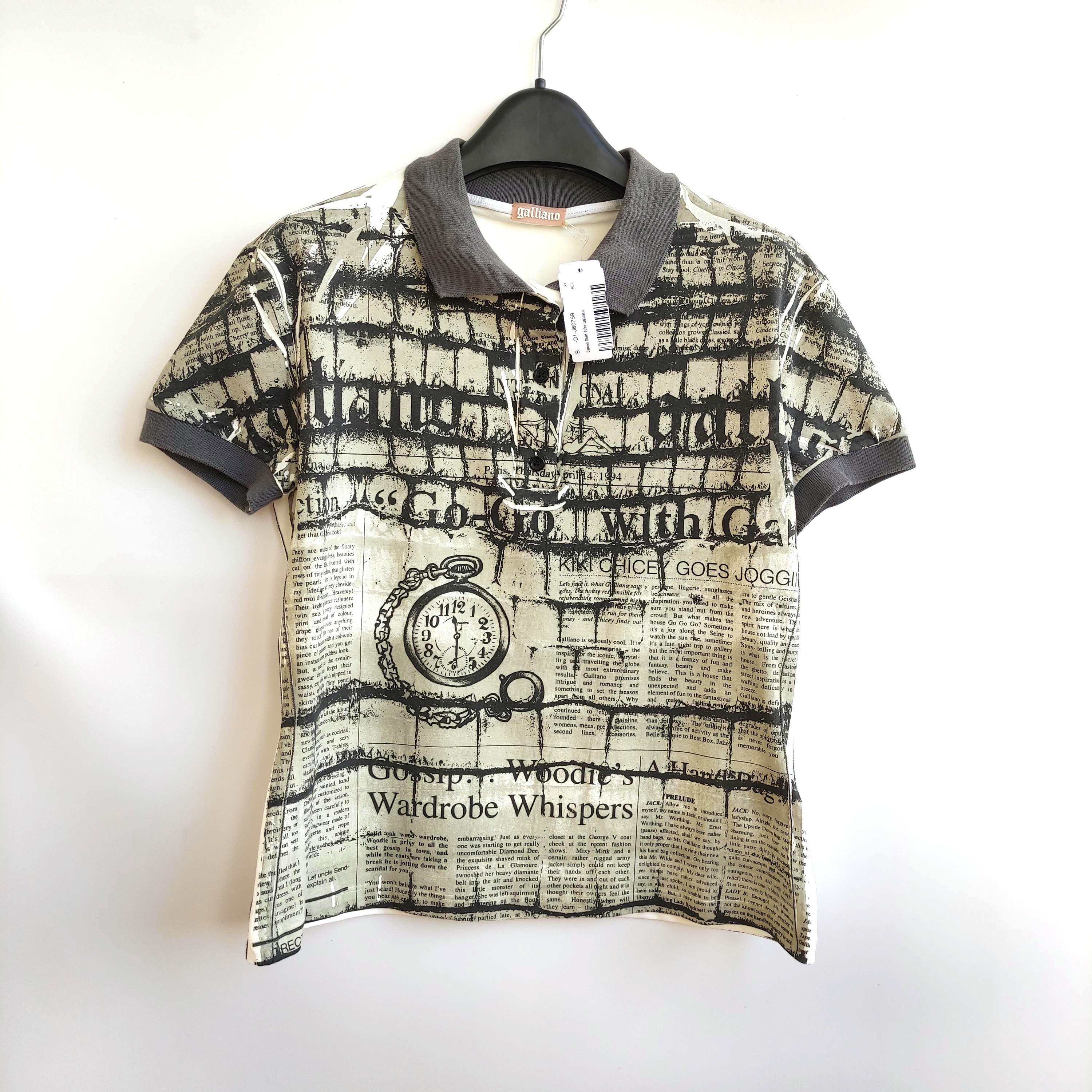 Galliano T Shirt - Etsy