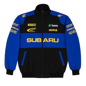 SUBARU レーシングジャケット　上着　Lサイズ SUBARU STI チームジャケット【スバル】☆ : アーツモーター