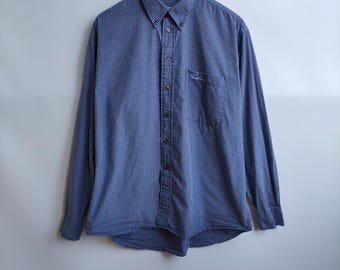 Vintage 90s Thomas Burberry Check Dress Shirt Blue Men's Button Down - Etsy Vintage 90s Thomas Burberry Check Dress Shirt Blue Men's Button Down - Etsy