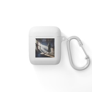 Funda artística para AirPods Pro, soporte único para AirPods, funda personalizada para auriculares, protector moderno para auriculares, regalo para amantes de la música.