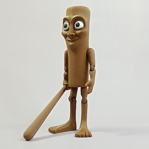 Tung Tung Tung Sahur Meme Figure, Brainrot Italian memes, Funny Gift for Meme Lovers, 3D Printed figure, Articulated viral meme figure