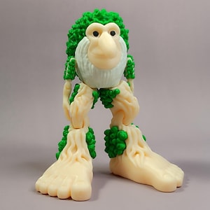 Brr Brr Patapim Meme Figure, Articulated 3D Printed Toy, Viral Italian Meme Figurine, Meme Lover Gift, Brainrot Italian memes