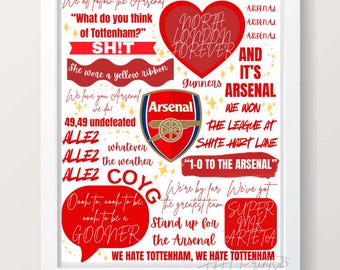 Arsenal Wall Art Print | North London Forever