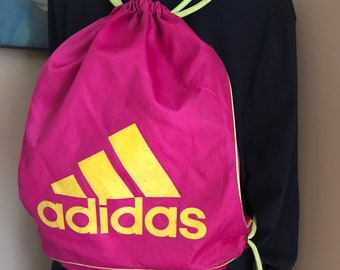 black adidas drawstring bag
