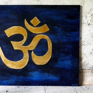Mural Energy Om Acrylic on Canvas
