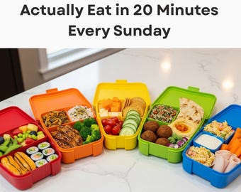 Lunchbox Prep Kit: 5 Kid-Approved Lunches in 20 Minutes (Digital Download