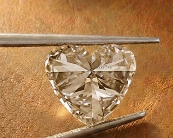 Solitaire Lab Grown Loose Diamond, Loose Heart Shape for Ring Jewelry, 1.00 to 5.00 Carat with IGI Certificate for Engagement/Wedding Ring
