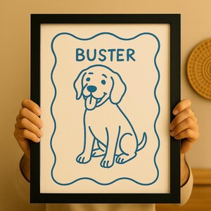 Dibujo divertido de mascota, boceto de perro extraño, retrato de perro feo, retrato de mascota mal dibujado, dibujo de mascota fea, retrato de mascota peculiar, regalo para amantes de los perros