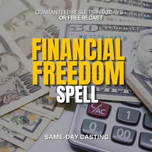 Financial Freedom Spell, Become Rich Spell, Millionaire Spell, Fast Money Attraction Spell, Abundance Spell, Wealth Spell, Success Spell