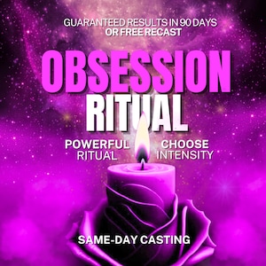 Soulmate Commitment Spell - Real Love Transformation Spell - Attract Devotion & Obsession Love Magic