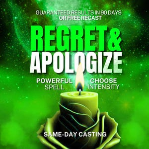 Make Them Regret & Apologize Spell/come back to me/strong love spell ritual/real love spells for beginners/love witch spell/binding spell
