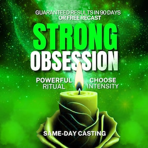 Obsession Passion Spell – Make Him Obsessed With Your Love and Body, Powerful Desire Ritual, Attraction Obsession Magic, Craving