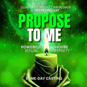 Marry Me Marriage Proposal Spell/Engagement Spell/Commitment Spell/Black Magic Voodoo Love Spell/Relationship Spell