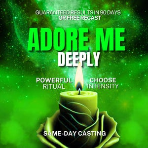 Adore me Obsession Spell/Attraction Spell/Love Spell Bottle/Love Ritual/Love Only Me/Fast Love Spell Witch/Voodoo Love Spell