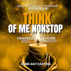 Think of Me/Attraction Spell/Love Spell Bottle/Love Ritual/Love Only Me/Relationship Spell/Fast Love Spell Witch/Voodoo Love Spell