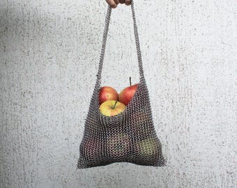 Handmade stainless steel Chainmail bag