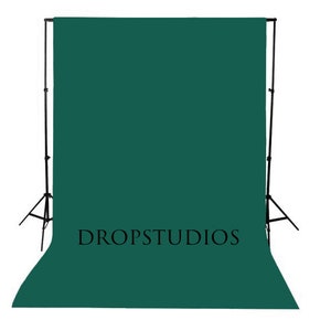 Emerald Green Solid Photography Backdrop, Seamless, Wash/Dry