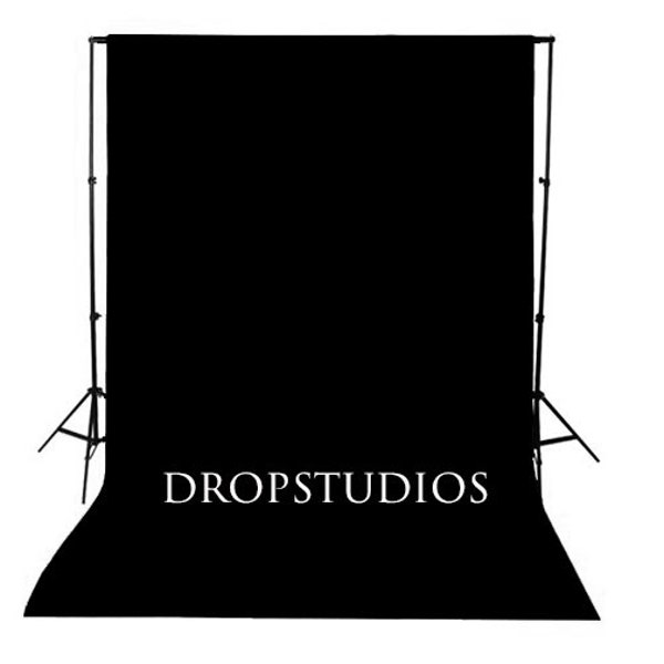 Deep Black Solid Photography Backdrop, Seamless, Wash/Dry-Backdrop Only