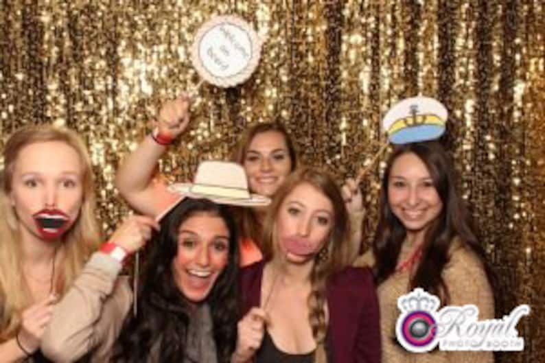 Custom sizes Available! Gold Sequin Photography Backdrop