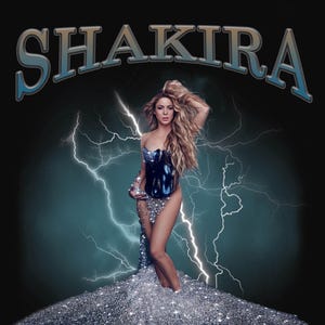 SHAKIRA T Shirt Design PNG Instant Download 300 dpi png