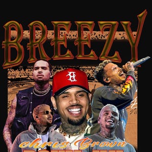 Chris Brown Breezy Bowl XX Tour 2025 TShirt PNG Design, Bootleg Tee, Instant Download And Ready To Print , File Download 300 dpi