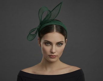 Structured Loop Bow | Burgundy | Wedding Guest | Ascot