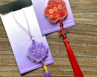 Combo BTS Arirang Red and Purple Norigae Keychain