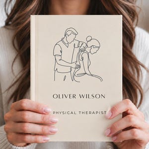 Personalized Physical Therapist Notebook, Custom Name Journal, Physical Therapy Gift, PT Graduation Gift