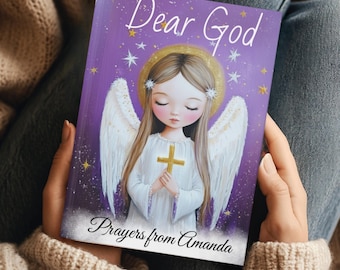 Personalized Christian Prayer Journal for Girls – Faith Notebook Gift for Baptism, First Communion or Confirmation