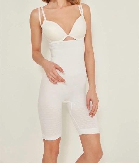 Nahtloser figurformender Bodysuit - hohe Taille, Korsett mit Bauchkontrolle, unsichtbar unter dem Kleid, schlanker Body