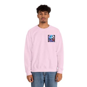 Sudadera de cuello redondo con gráficos coloridos: suéter unisex acogedor, ropa informal, regalo de cumpleaños, comodidad para el día a día, moda de otoño