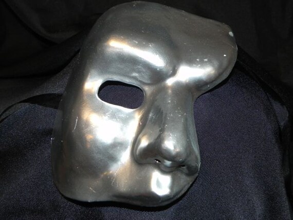 Silver Phantom of the Opera Mask | Etsy