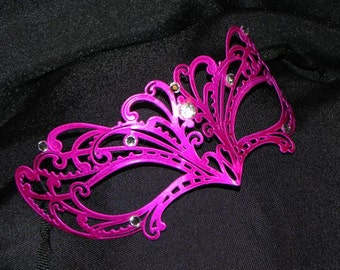 Petite Metallic Masquerade Mask