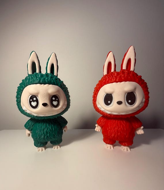 Labubu Art Toy Custom 3D Printed: Collectible Figurine, Geek Decor