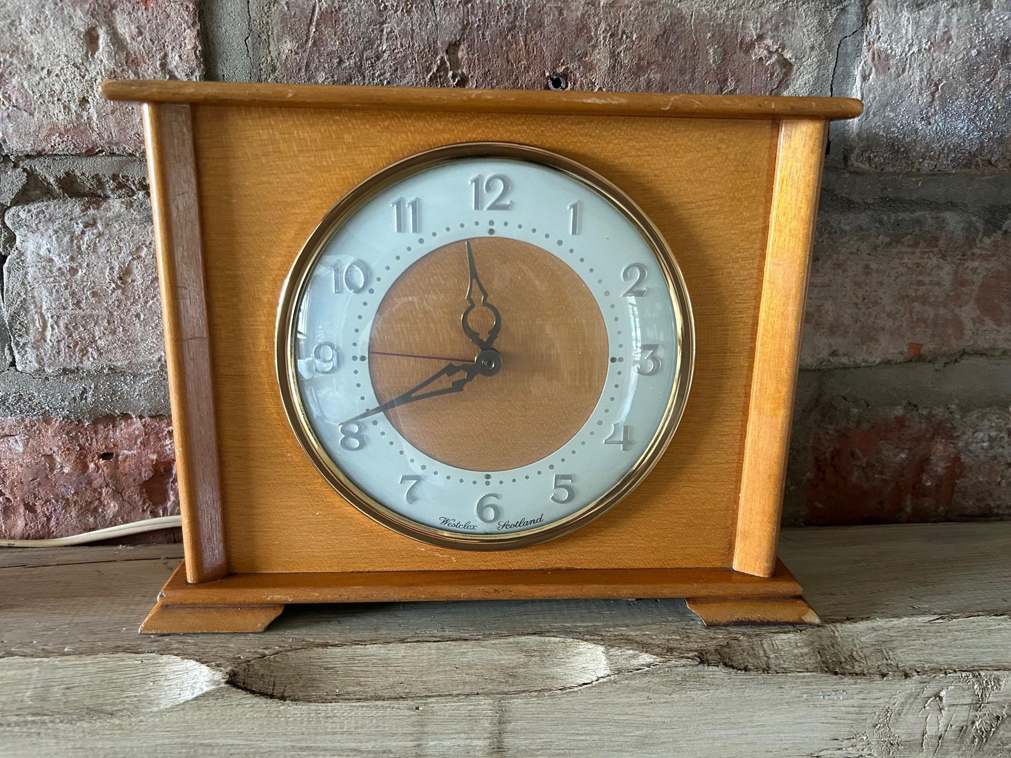 Vintage Westclox Art Deco Electric Mantel Clock - Etsy