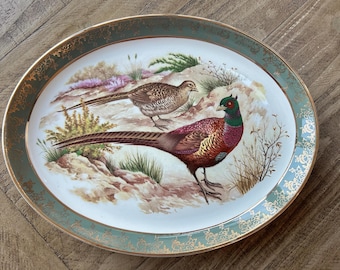 Vintage Falcon Ware Hunting Platters  Weatherby Hanley Serving Plate