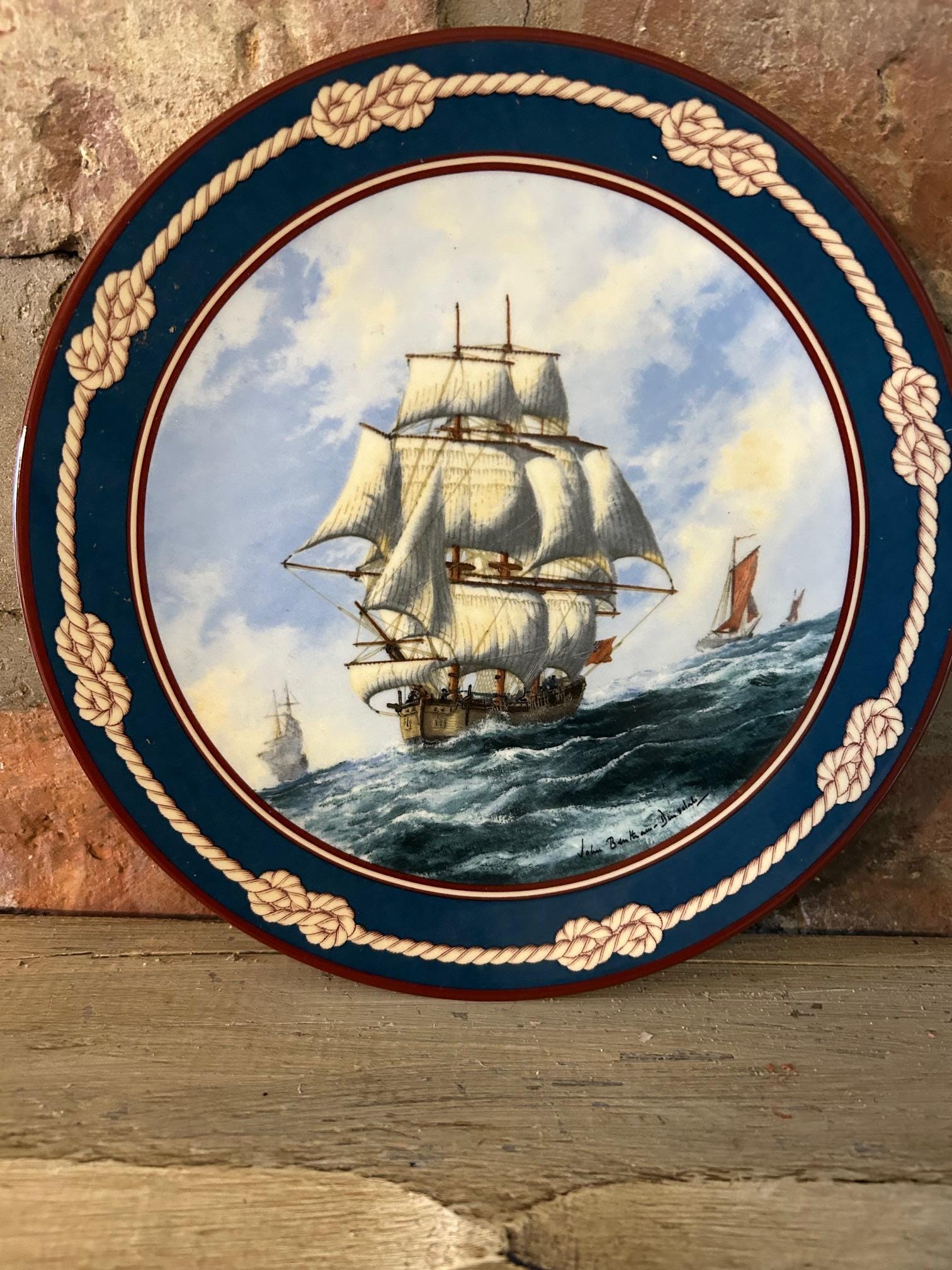 Poole Pottery　オードブルプレート　皿　ハンドペイント Poole Pottery - Etsy