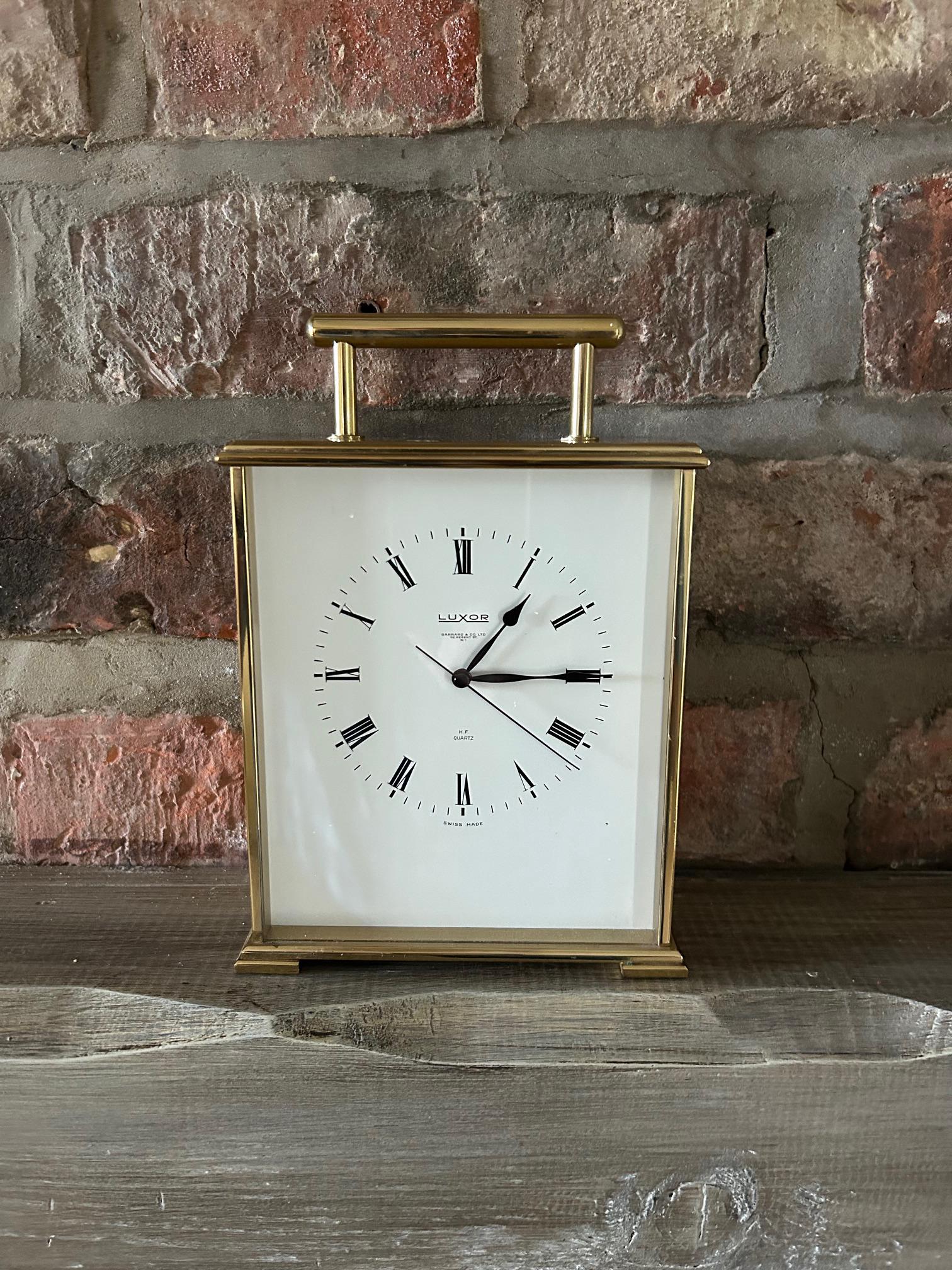 Luxor Brass Clock - Etsy