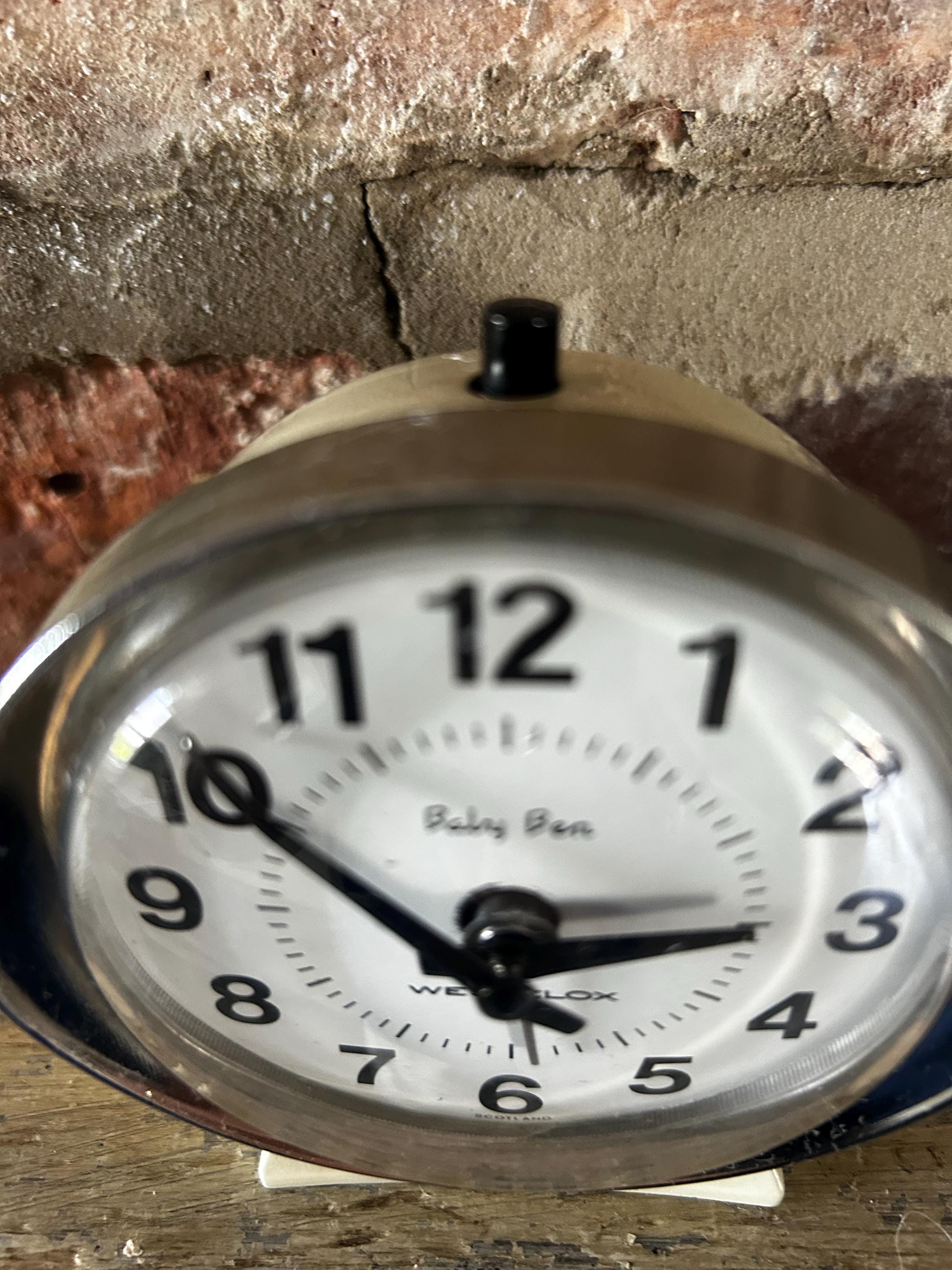 アンティーク 【WESTCLOX 】置き時計 スコットランド Vintage Westclox Scotland Baby Ben Alarm Clock 1950s - Etsy