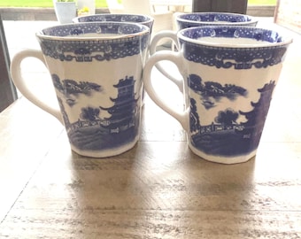 Ringtons Vintage Tea/coffee  Mugs Set of  four Fine Bone China