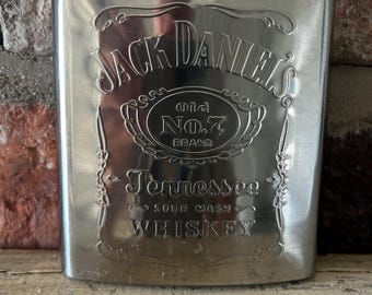 Jack Daniel's  6 oz "Old No. 7 Brand" Stainless Steel Flask