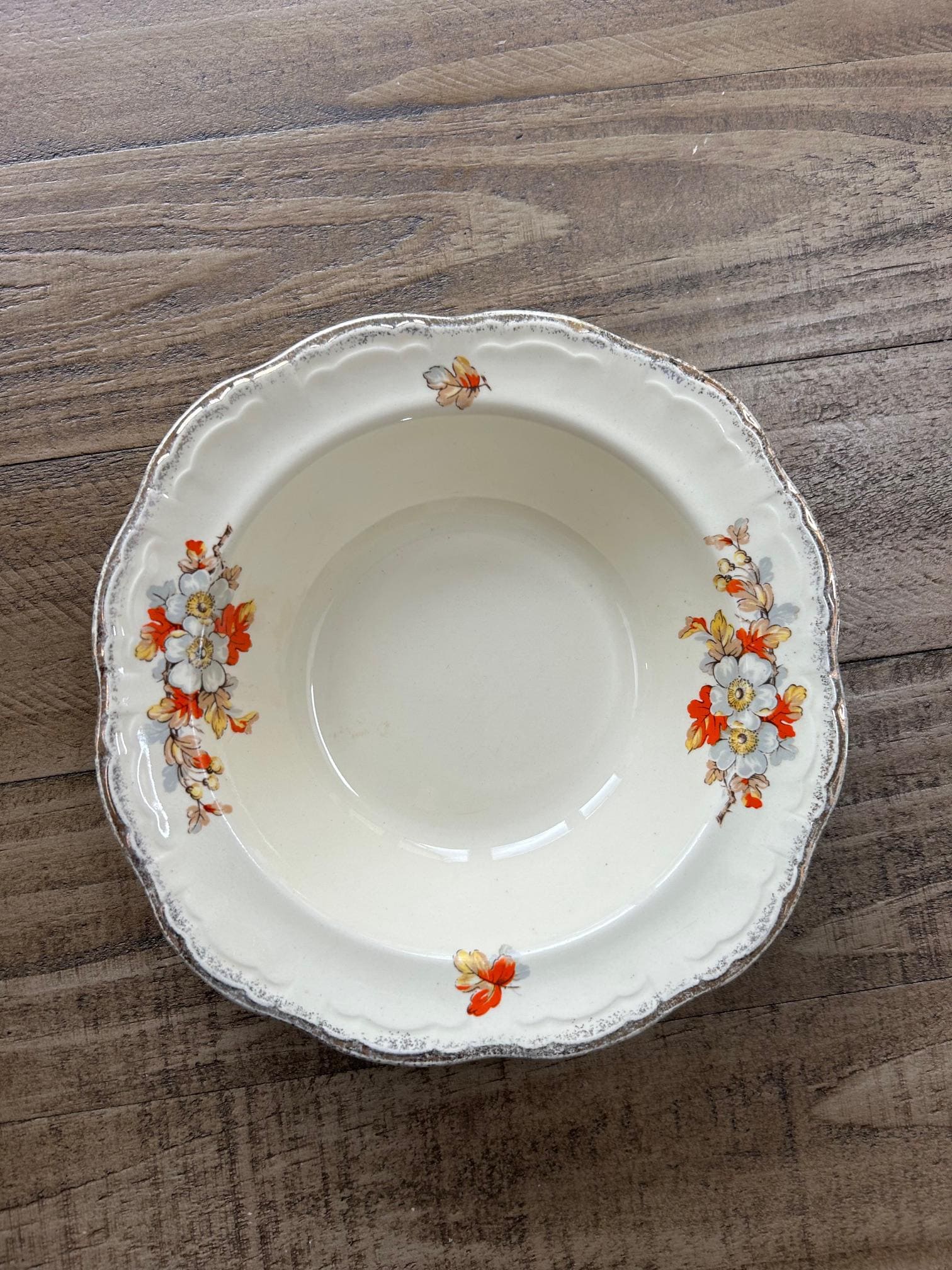 再値下げ❗️イギリスヴィンテージ アルフレッドミーキン デザート皿平皿 4枚set アンティーク食器 ケーキ皿 デザートプレート アルフレッドミーキン